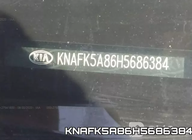 KNAFK5A86H5686384 фото 10