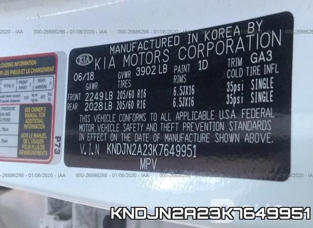 KNDJN2A23K7649951 фото 10