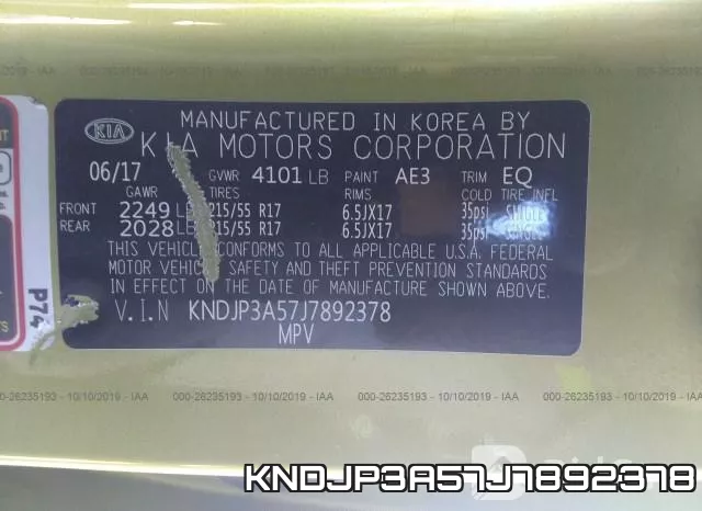 KNDJP3A57J7892378 фото 10