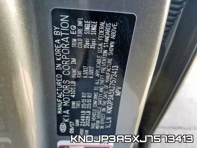 KNDJP3A5XJ7573413 фото 2