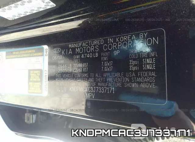 KNDPMCAC3J7337171 фото 10