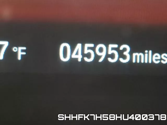 SHHFK7H58HU400378 фото 9