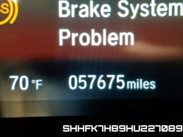 SHHFK7H89HU227089 фото 9