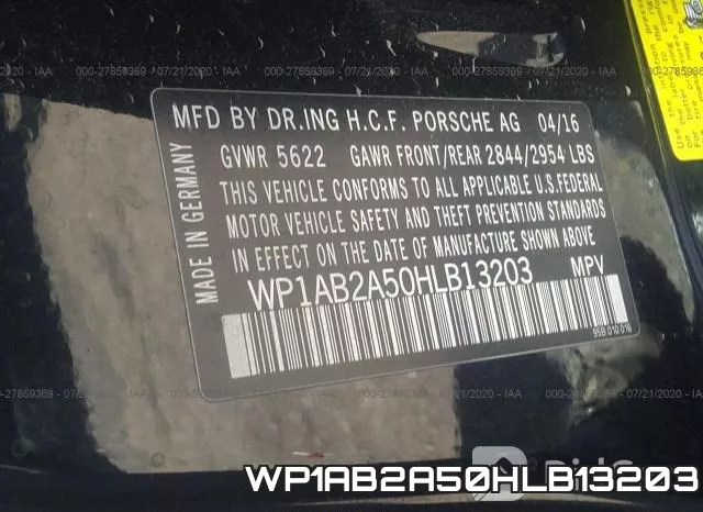 WP1AB2A50HLB13203 фото 10