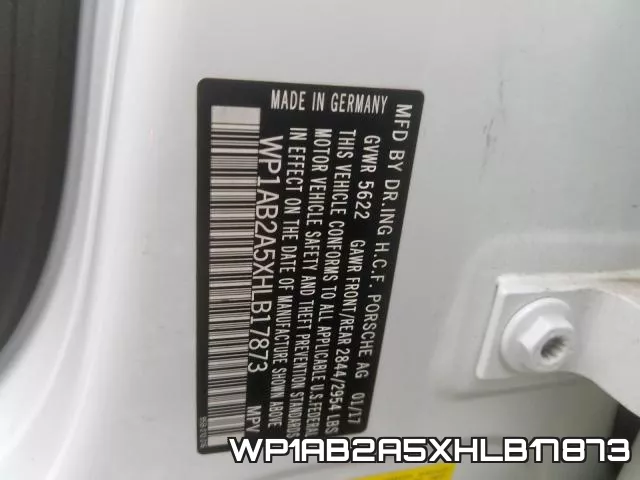 WP1AB2A5XHLB17873 фото 2