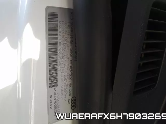 WUAEAAFX6H7903269 фото 2