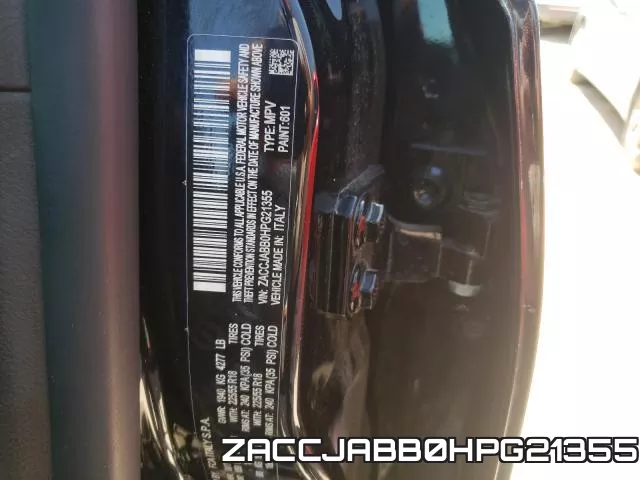 ZACCJABB0HPG21355 фото 2