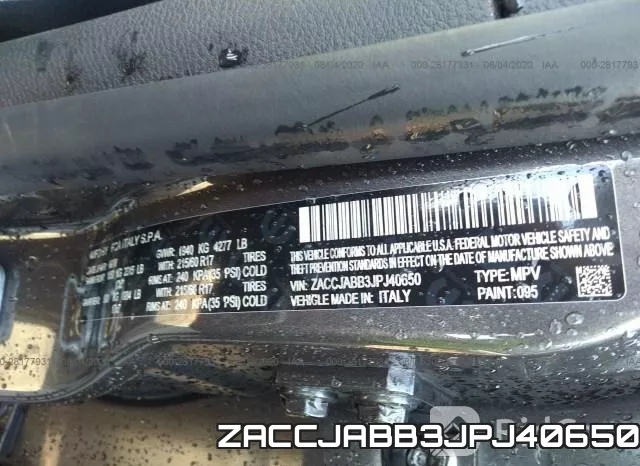 ZACCJABB3JPJ40650 фото 10