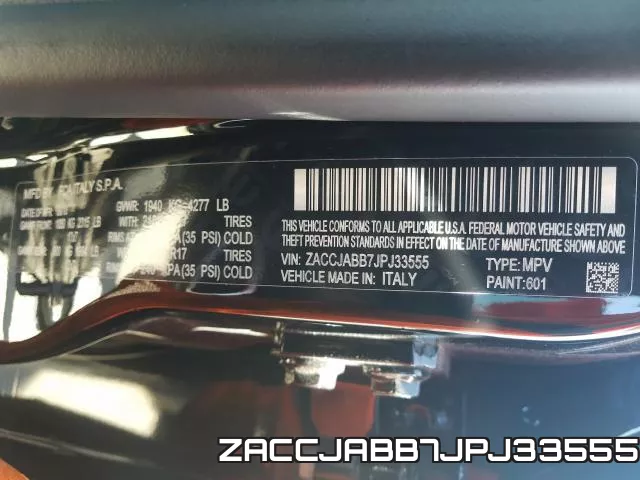 ZACCJABB7JPJ33555 фото 2