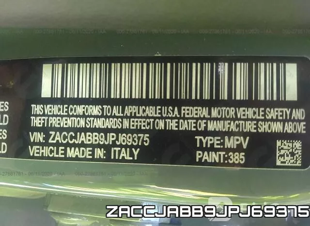 ZACCJABB9JPJ69375 фото 10