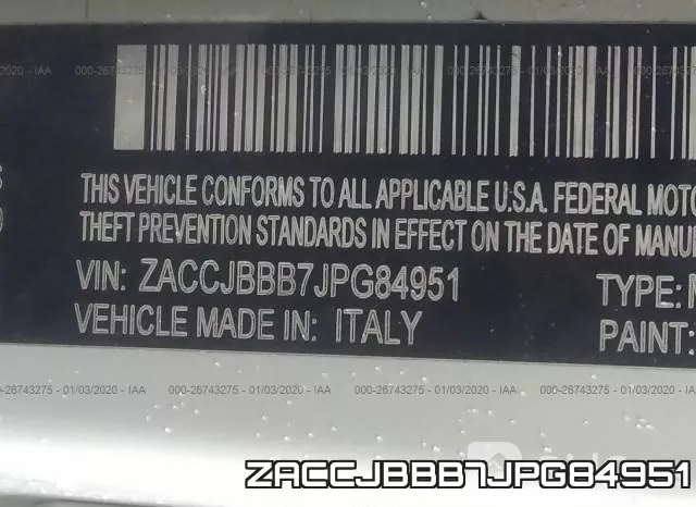 ZACCJBBB7JPG84951 фото 10