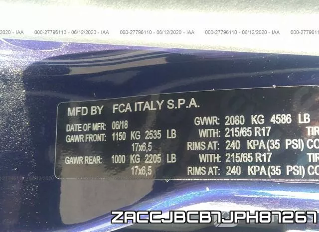 ZACCJBCB7JPH87267 фото 10