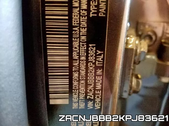 ZACNJBBB2KPJ83621 фото 2