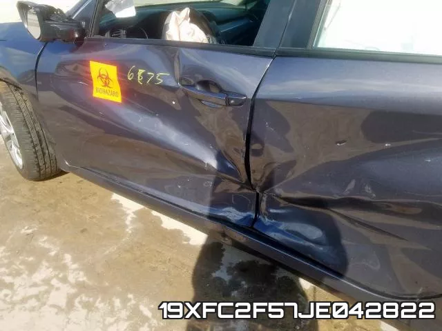19XFC2F57JE042822 фото 2