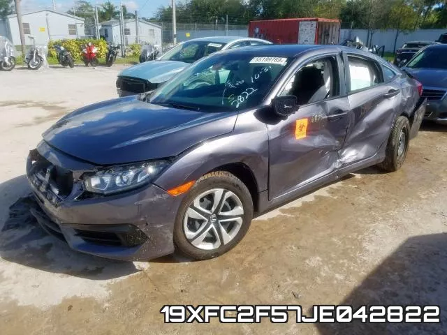 19XFC2F57JE042822 фото 3