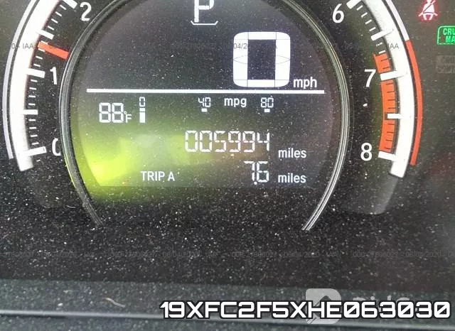 19XFC2F5XHE063030 фото 8