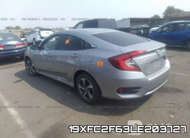 19XFC2F63LE203727 фото 4