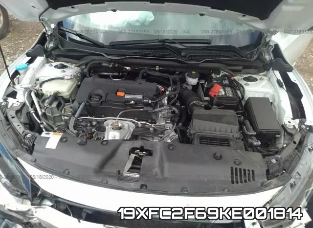 19XFC2F69KE001814 фото 2