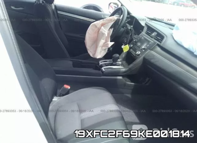19XFC2F69KE001814 фото 6