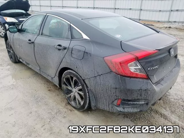 19XFC2F82KE034137 фото 4