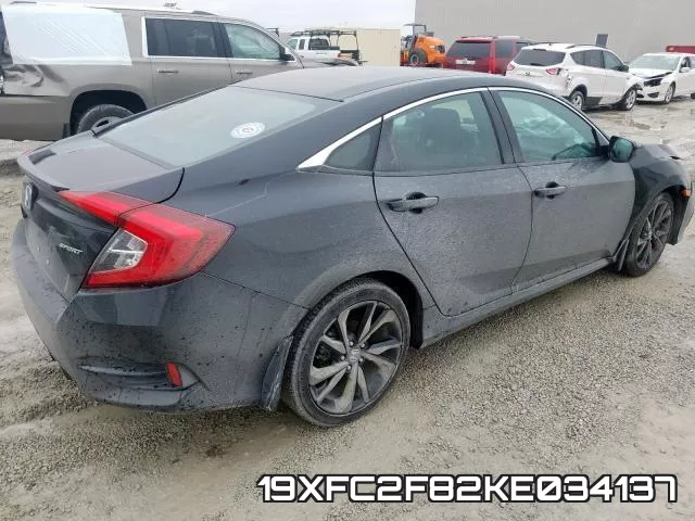 19XFC2F82KE034137 фото 5