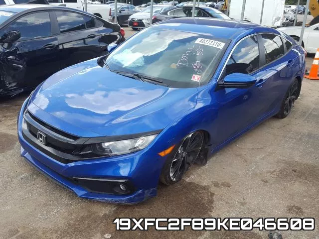 19XFC2F89KE046608 фото 3