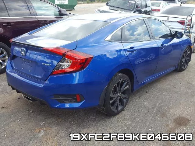 19XFC2F89KE046608 фото 5