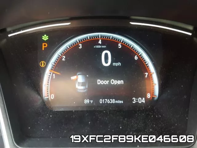 19XFC2F89KE046608 фото 9