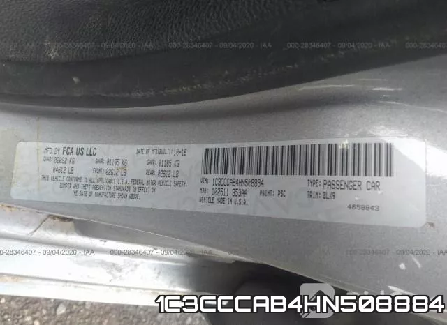 1C3CCCAB4HN508884 фото 10