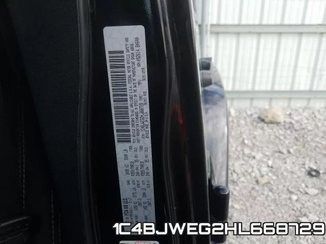 1C4BJWEG2HL668729 фото 2