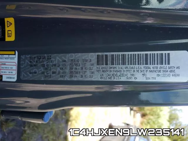 1C4HJXEN9LW235141 фото 2