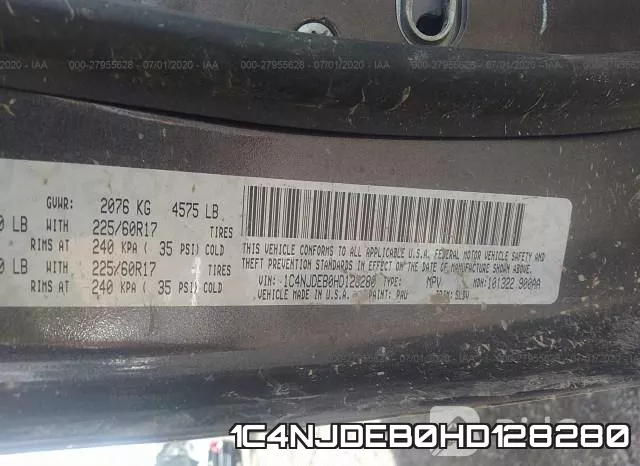 1C4NJDEB0HD128280 фото 10