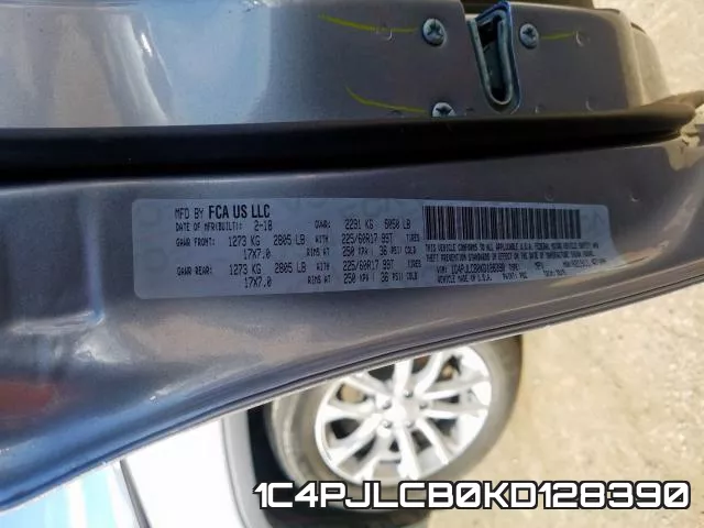 1C4PJLCB0KD128390 фото 2