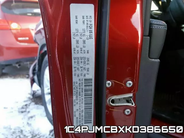 1C4PJMCBXKD386650 фото 2
