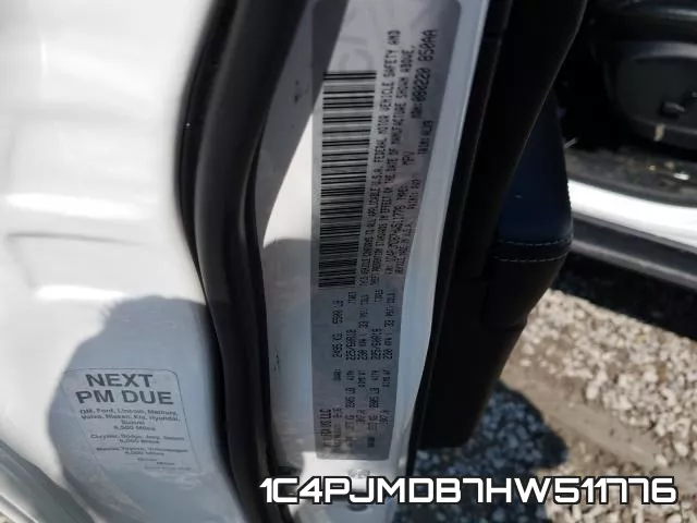 1C4PJMDB7HW511776 фото 2