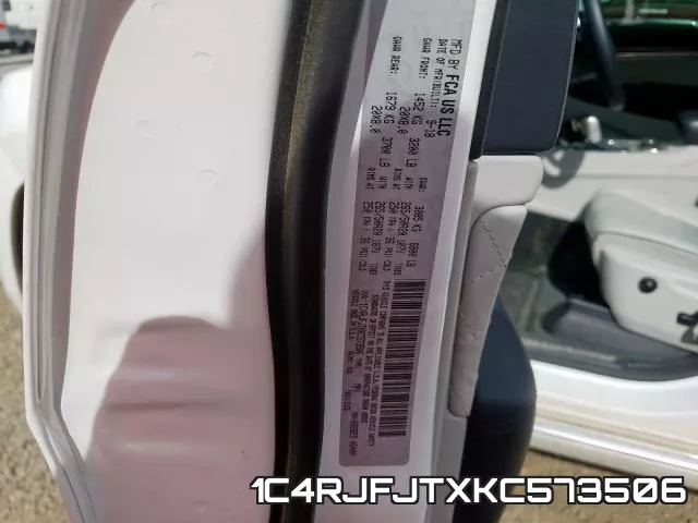 1C4RJFJTXKC573506 фото 2
