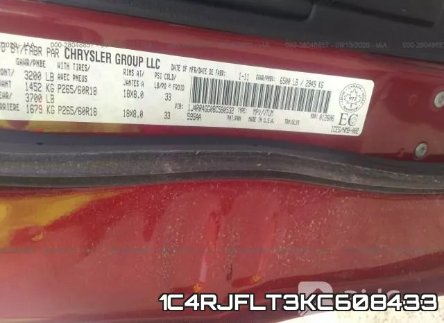 1C4RJFLT3KC608433 фото 10