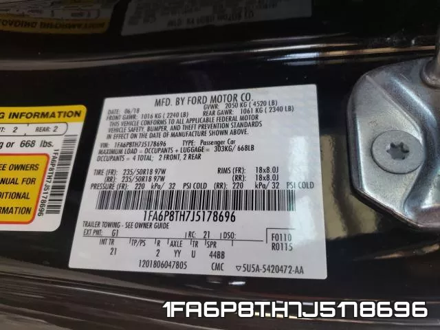 1FA6P8TH7J5178696 фото 2