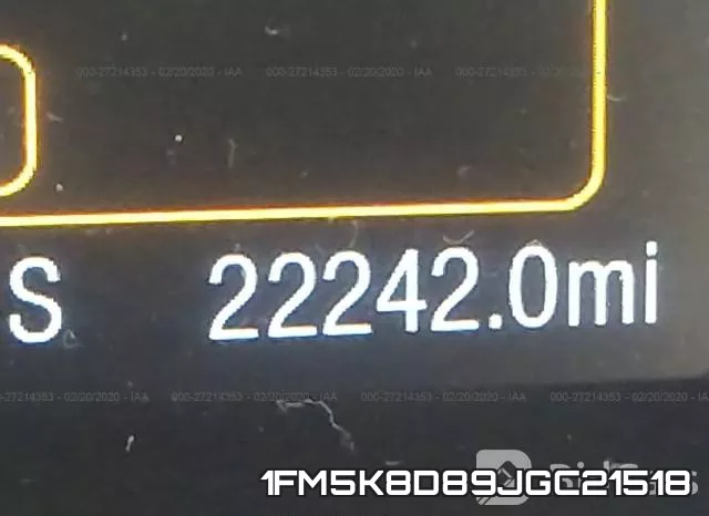 1FM5K8D89JGC21518 фото 8