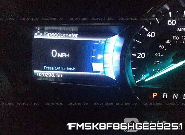 1FM5K8F86HGE29251 фото 8