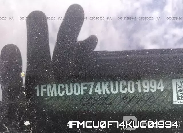 1FMCU0F74KUC01994 фото 10