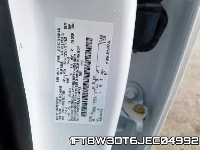 1FT8W3DT6JEC04992 фото 2