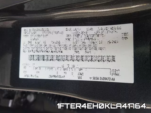 1FTER4EH0KLA41764 фото 2