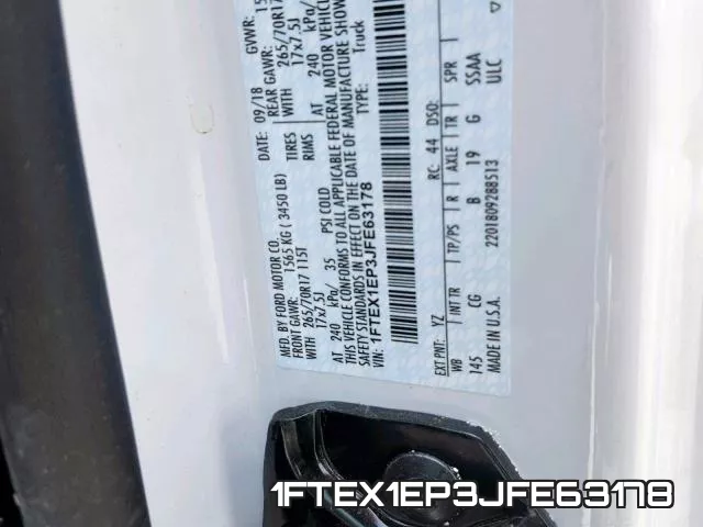 1FTEX1EP3JFE63178 фото 2