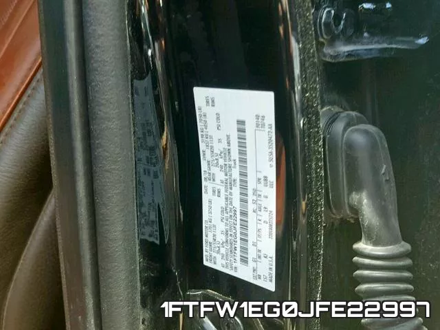 1FTFW1EG0JFE22997 фото 2