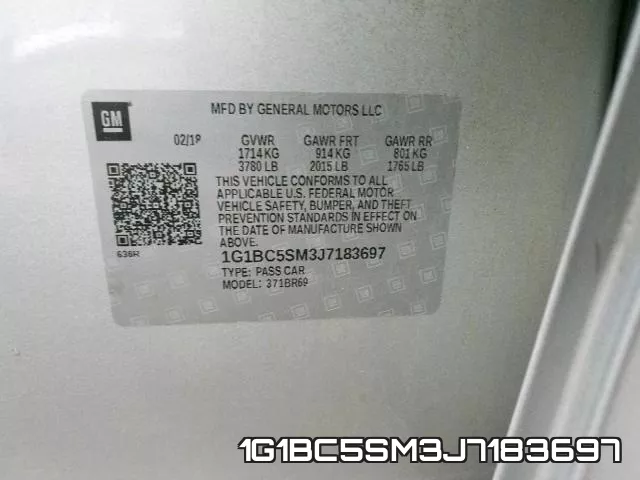 1G1BC5SM3J7183697 фото 2