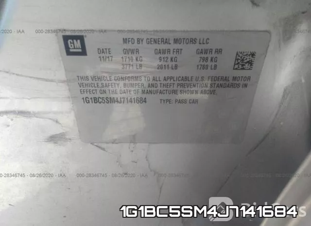 1G1BC5SM4J7141684 фото 10