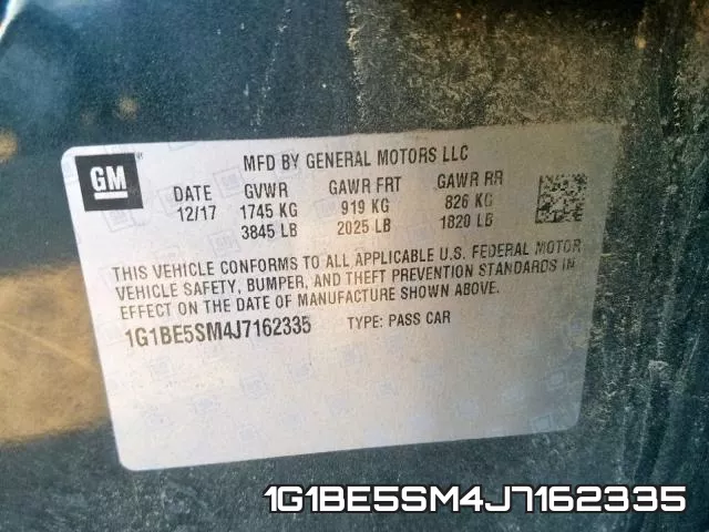 1G1BE5SM4J7162335 фото 2
