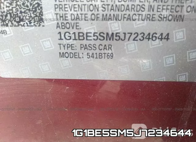 1G1BE5SM5J7234644 фото 10