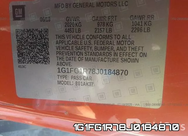 1G1FG1R78J0184870 фото 10
